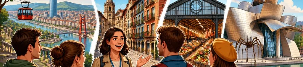 Excursión a Bilbao, explorando el Mercado de la Ribera y el Museo Guggenheim, con salida desde San Sebastián