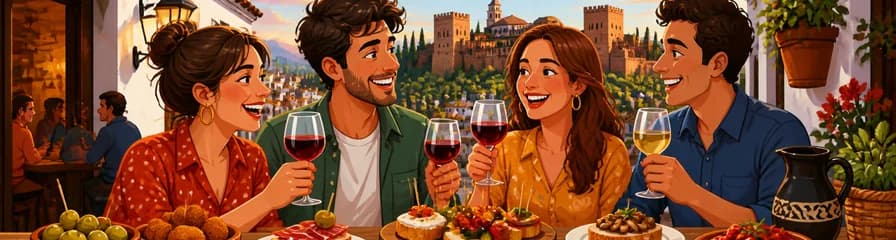 Recorrido por las tapas y vinos de Granada