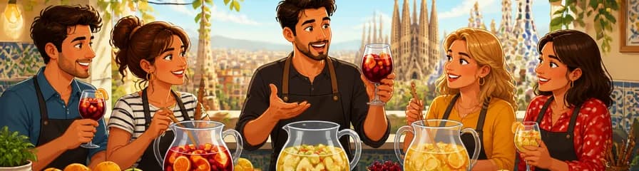 Taller de elaboración de sangría en Barcelona