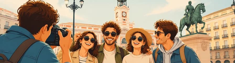 Sesión de fotos privada de una hora en Madrid: retratos creativos y de viaje