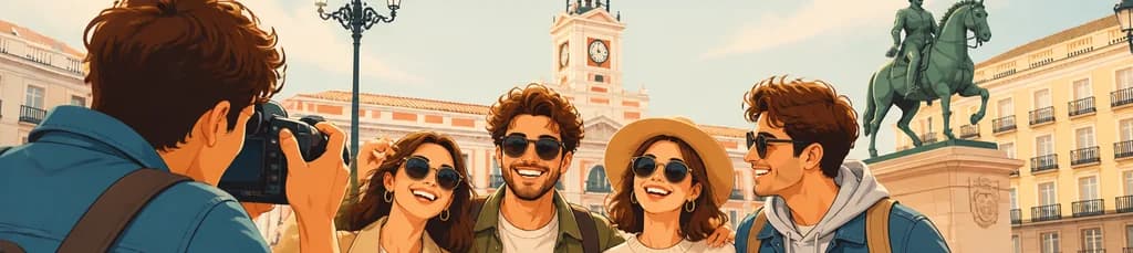 Sesión de fotos privada de una hora en Madrid: retratos creativos y de viaje