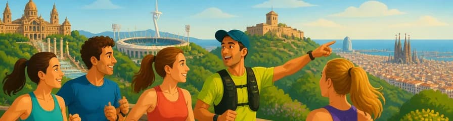 Recorrido de running por Montjuïc en Barcelona: entrena y explora la ciudad