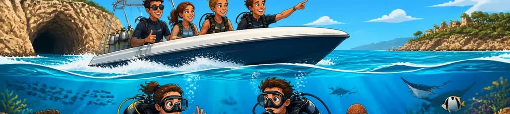 Vive la experiencia del buceo en barco en Mallorca