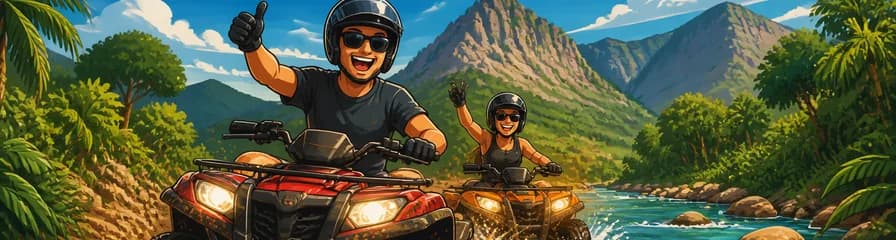 Recorrido en quad por el río de Altea, la montaña y la selva