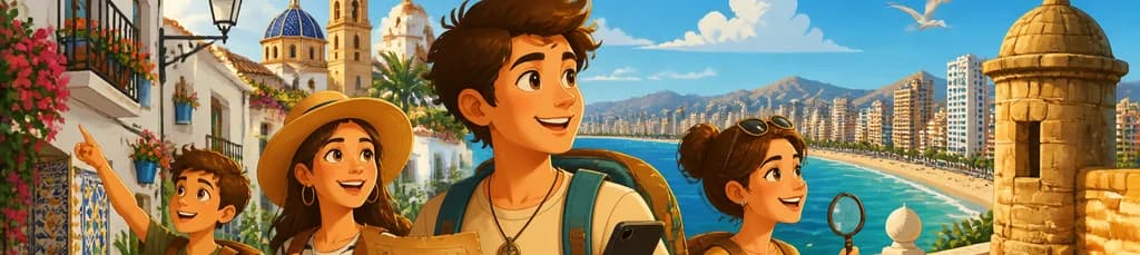 Aventura de exploración al aire libre "Old Town Benidorm": El juego de Beni