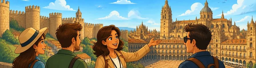 Recorrido privado de día completo a Ávila y Salamanca con salida desde Madrid