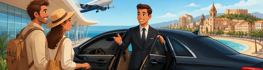 Servicio de traslado privado: del Aeropuerto de Málaga (AGP) a Málaga y Torremolinos