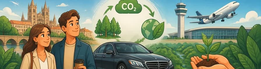 Compensación de las emisiones de CO2 en el traslado desde la ciudad de Valladolid al aeropuerto de Valladolid