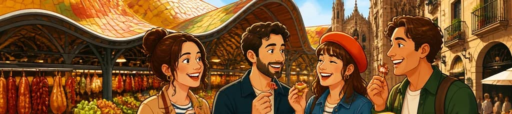Recorrido Gastronómico por el Mercado de Santa Caterina y El Born en Barcelona