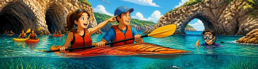 Aventura en kayak por las cuevas marinas de Mallorca