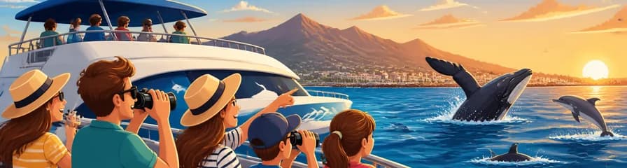 Aventura vespertina de avistamiento de ballenas Discovery desde Los Cristianos