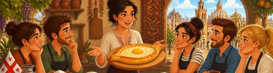 Taller de elaboración de Khachapuri Adjariano en Valencia, guiado por un experto georgiano