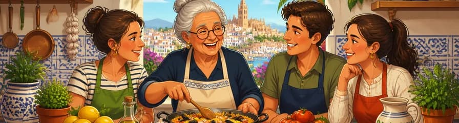 Experimenta la cocina española junto a una abuela local en Málaga