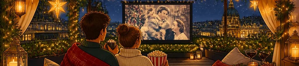 Cine navideño en la azotea de El Palace Barcelona