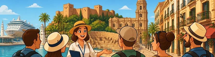 Visita guiada de Málaga para cruceristas con salida desde el Puerto