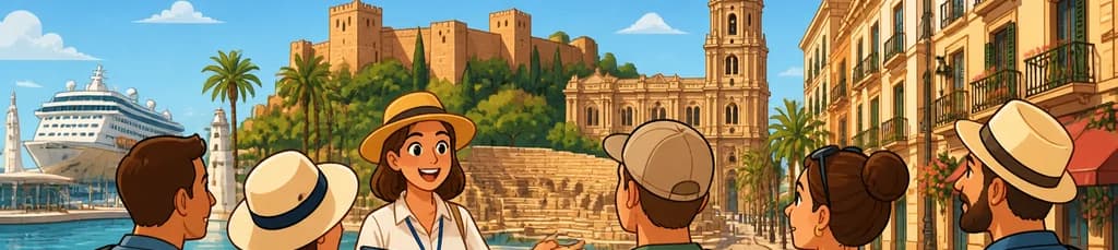 Visita guiada de Málaga para cruceristas con salida desde el Puerto