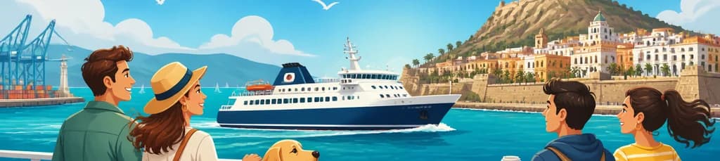 Adquiere tus pasajes de ferry para la ruta entre Algeciras y Ceuta