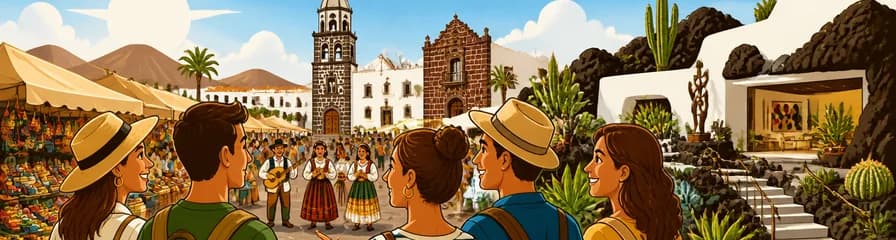 Recorrido por el Mercado de Teguise y la Fundación César Manrique