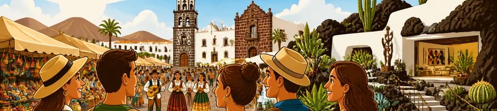 Recorrido por el Mercado de Teguise y la Fundación César Manrique