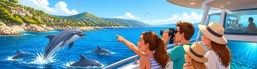 Travesía en barco por S'Arenal con avistamiento de delfines al amanecer