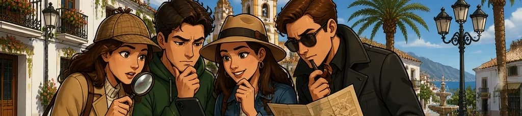 Juego de misterio de asesinato autoguiado de Sherlock Holmes en Marbella