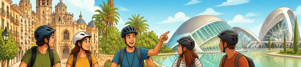 Recorrido en bicicleta o e-bike por Valencia en 90 minutos