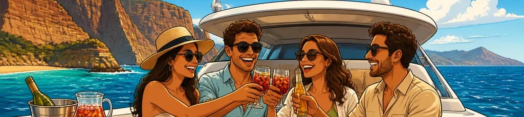 Viaje en barco con almuerzo por las playas vírgenes de Gran Canaria