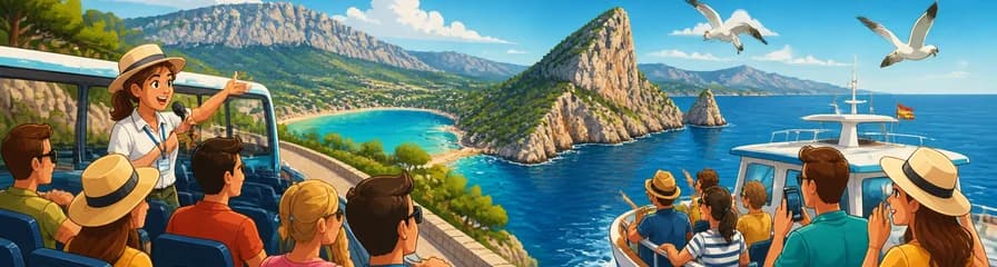 Excursión panorámica en autobús y barco para explorar Formentor, Mallorca