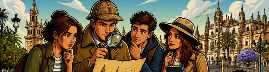 Aventura autoguiada de misterio y asesinato de Sherlock Holmes en Sevilla