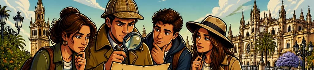 Aventura autoguiada de misterio y asesinato de Sherlock Holmes en Sevilla