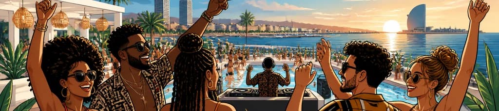 Fiesta de inauguración Afrodanz Open Air Pool Party en SEASEACLUB 2026