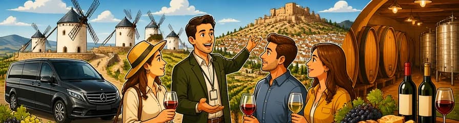 Excursión Privada a Consuegra y Bodega con Guía Oficial Partiendo de Madrid