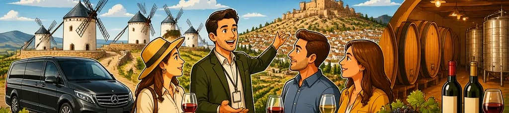 Excursión Privada a Consuegra y Bodega con Guía Oficial Partiendo de Madrid