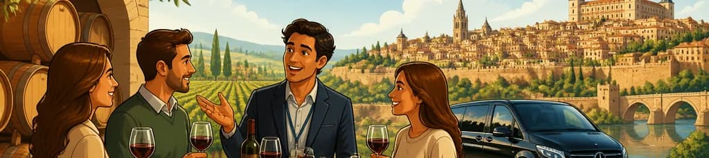 Descubra Toledo y una Bodega Exclusiva desde Madrid con Guía Profesional
