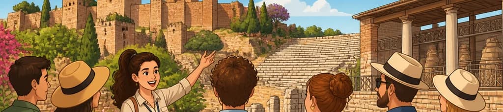 Descubre la Alcazaba, el Teatro Romano y la Fábrica Romana de Málaga con una visita guiada