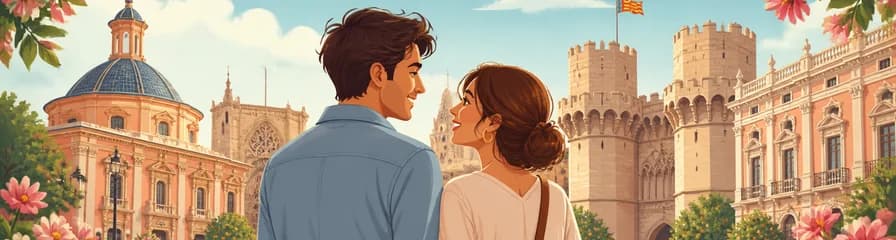 Recorrido privado a pie por el encanto romántico de Valencia