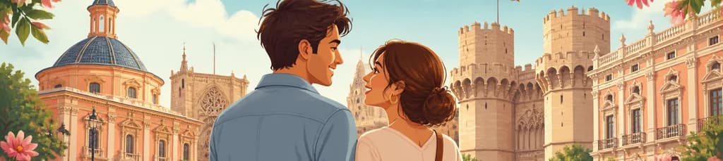Recorrido privado a pie por el encanto romántico de Valencia