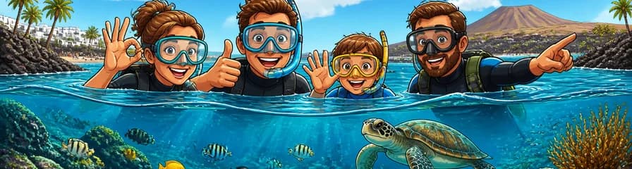 Vive la aventura del snorkel guiado en Lanzarote