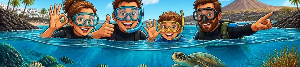 Vive la aventura del snorkel guiado en Lanzarote