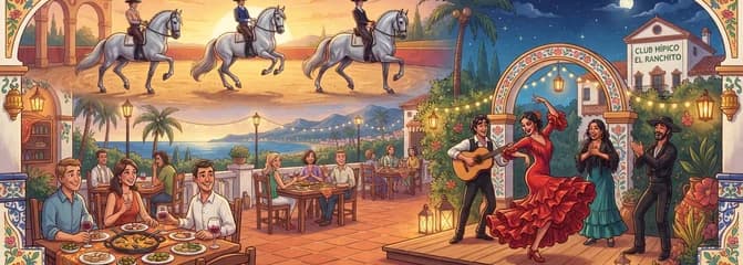 Noche Andaluza: Un espectáculo ecuestre, flamenco y cena en Málaga
