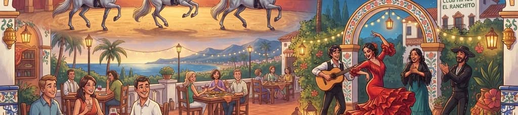 Noche Andaluza: Un espectáculo ecuestre, flamenco y cena en Málaga
