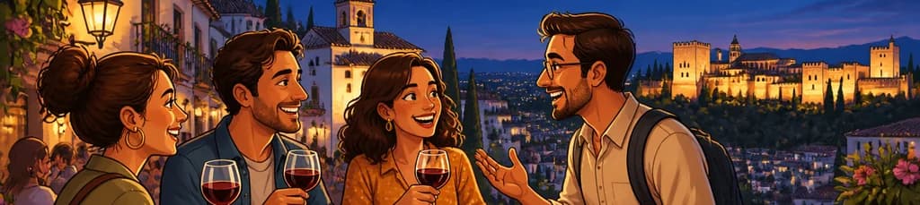 Recorrido de Vinos y Tapas por Granada y el Albaicín