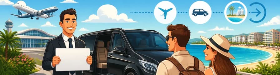 Traslado privado de ida y vuelta: Aeropuerto de Palma de Mallorca (PMI) a Magaluf