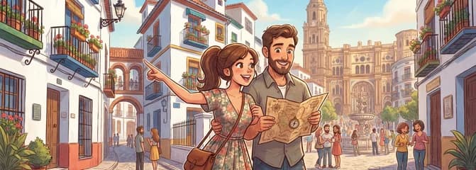 Aventura Romántica en Pareja: Búsqueda del Tesoro por Málaga