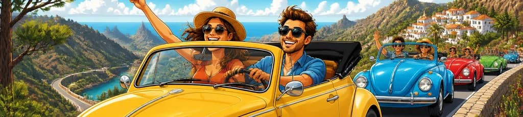 Descubre Gran Canaria en una inolvidable excursión en descapotable Beetle