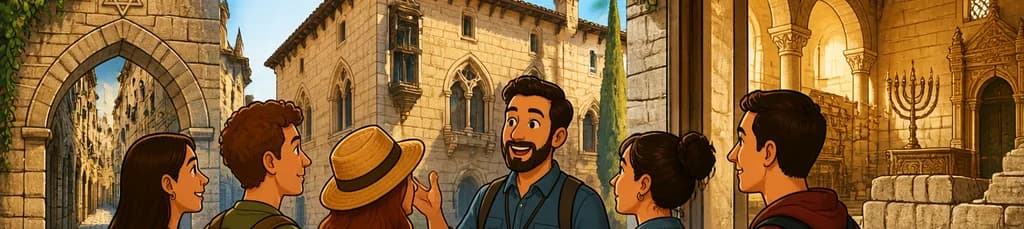 Explora el Barrio Judío de Barcelona: Recorrido Guiado con Acceso Prioritario a la Sinagoga Mayor