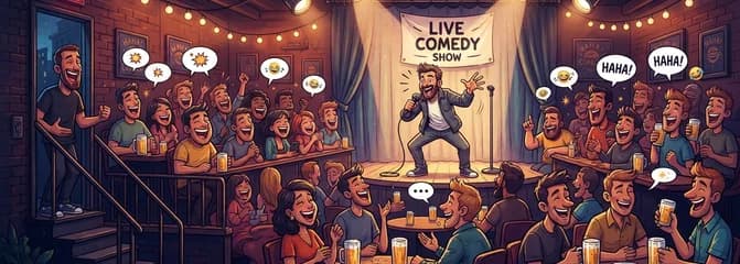 Noche de humor en vivo: Los mejores cómicos y sorpresas en The Comedy Clubhouse