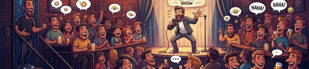 Noche de humor en vivo: Los mejores cómicos y sorpresas en The Comedy Clubhouse