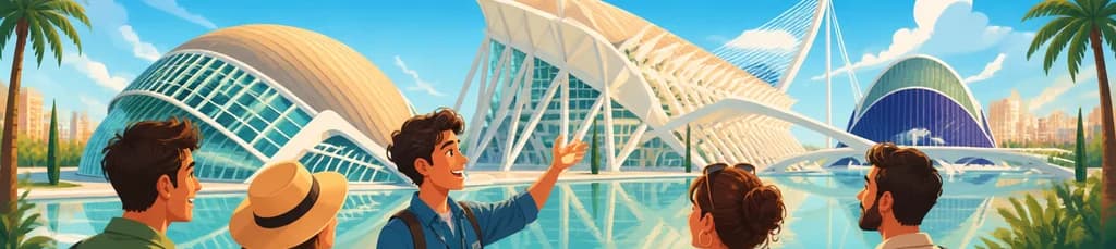Recorrido privado a pie por la Ciudad de las Artes y las Ciencias en Valencia