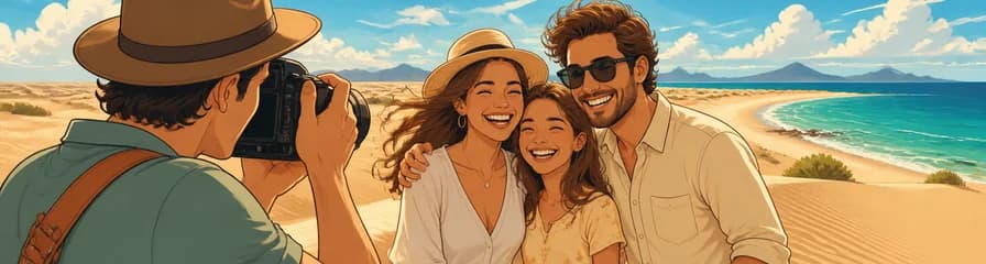 Captura tus momentos inolvidables: sesión de fotos exclusiva en las dunas de Corralejo